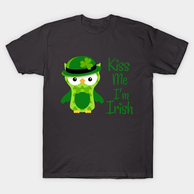 Kiss Me I'm Irish T-Shirt by PeppermintClover